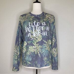 Body Glove “Life is Better in a Bikini” Women’s Long Sleeves Top
